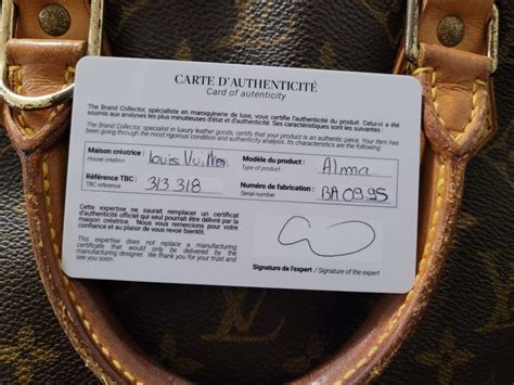 certificat d authenticité louis vuitton|authentic louis vuitton dust bag.